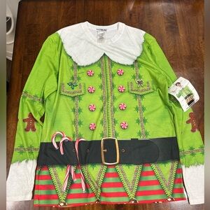 3D faux real Christmas ugly shirt